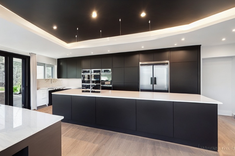 Intrahome Venezia Style 2 χρώμα Λακέ Μαύρο Ματ έπιπλα κουζίνας 10 Μέτρα συνολικα τρέχον μέτρα Intrahome-65652049