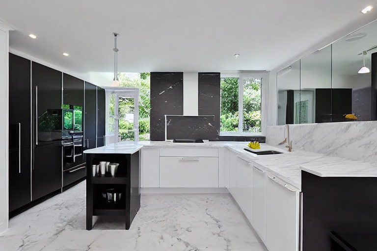 Intrahome Riviera Living 2 χρώμα Εφέ Λευκού Μαρμάρου έπιπλα κουζίνας 10 Μέτρα συνολικα τρέχον μέτρα Intrahome-65652026