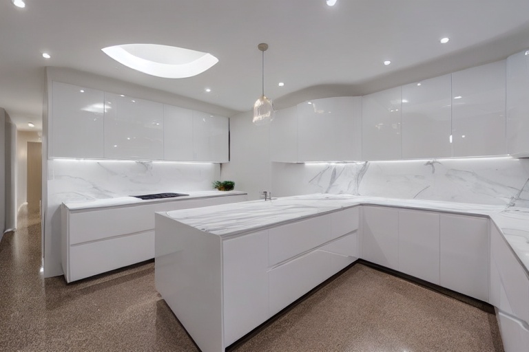 Intrahome Riviera Lux 2 χρώμα Λακέ Λευκό Γυαλιστερό έπιπλα κουζίνας 10 Μέτρα συνολικα τρέχον μέτρα Intrahome-65652013