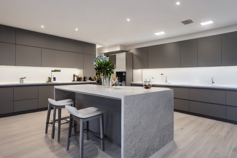 Intrahome Toscana Concept 2 χρώμα Λακέ Γκρι Ανοιχτό έπιπλα κουζίνας 10 Μέτρα συνολικα τρέχον μέτρα Intrahome-65652001