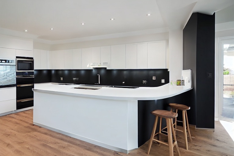 Intrahome Toscana Elegance 2 χρώμα Νησί Μαύρο & Λευκό Περίμετρος έπιπλα κουζίνας 10 Μέτρα συνολικα τρέχον μέτρα Intrahome-65651999
