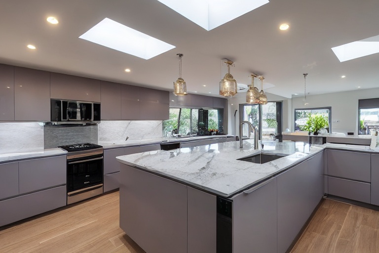 Intrahome Toscana Smart 2 χρώμα Λακέ Λεβάντα έπιπλα κουζίνας 10 Μέτρα συνολικα τρέχον μέτρα Intrahome-65651996