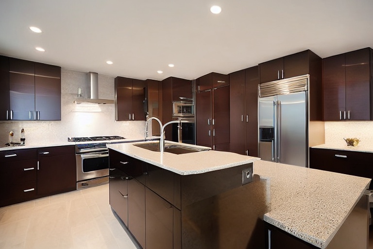 Intrahome Valencia Design 2 χρώμα Λακέ Άμμος έπιπλα κουζίνας 10 Μέτρα συνολικα τρέχον μέτρα Intrahome-65651988