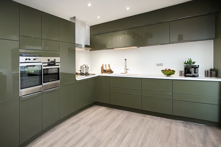 Intrahome Valencia Studio 2 χρώμα Λακέ Σάλβια έπιπλα κουζίνας 10 Μέτρα συνολικα τρέχον μέτρα Intrahome-65651980