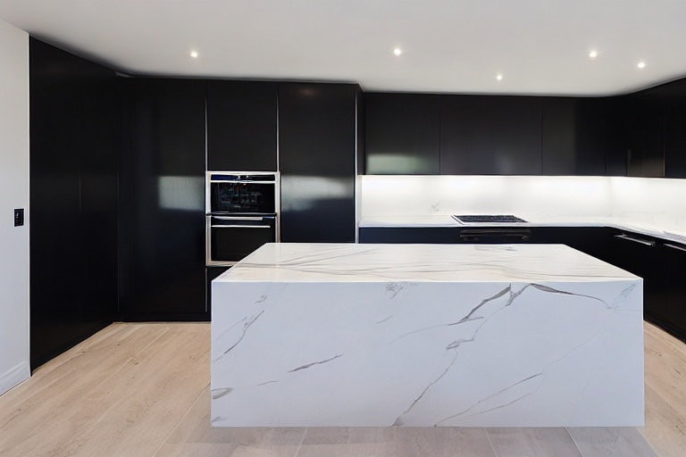 Intrahome Monaco One 2 χρώμα Λακέ Μαύρο Ματ έπιπλα κουζίνας 10 Μέτρα συνολικα τρέχον μέτρα Intrahome-65651955
