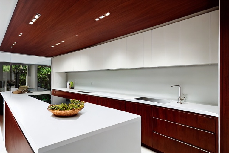 Intrahome Athena Modern 2 χρώμα Καπλαμάς Μαόνι έπιπλα κουζίνας 10 Μέτρα συνολικα τρέχον μέτρα Intrahome-65651924