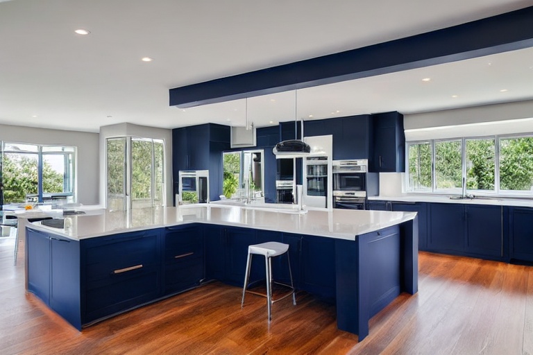 Intrahome Athena Elegance 2 χρώμα Νησί Μπλε & Λευκό Περίμετρος έπιπλα κουζίνας 10 Μέτρα συνολικα τρέχον μέτρα Intrahome-65651919