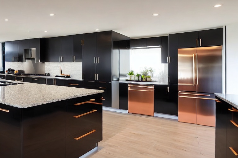 Intrahome Olympia Style 2 χρώμα Βουρτσιστό Χάλκινο έπιπλα κουζίνας 10 Μέτρα συνολικα τρέχον μέτρα Intrahome-65651909