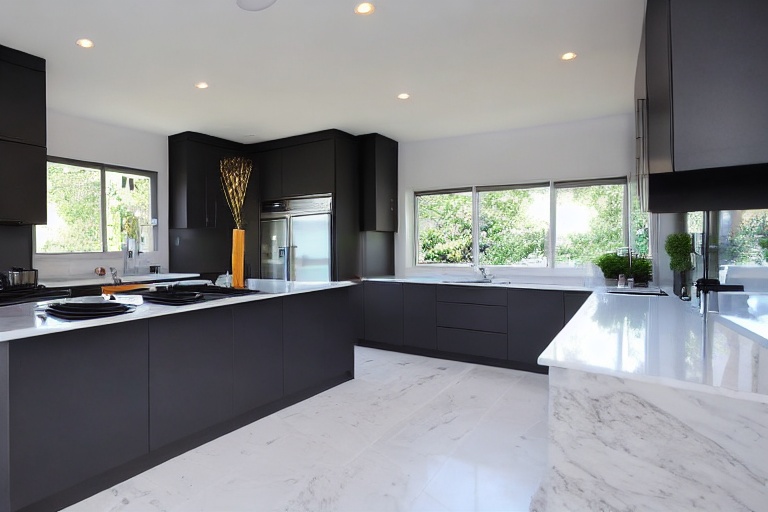 Intrahome Olympia Design 2 χρώμα Λακέ Ανθρακί έπιπλα κουζίνας 10 Μέτρα συνολικα τρέχον μέτρα Intrahome-65651908