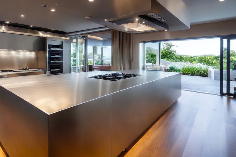 Intrahome Olympia Home 2 χρώμα Βουρτσιστό Ανοξείδωτο έπιπλα κουζίνας 10 Μέτρα συνολικα τρέχον μέτρα Intrahome-65651907