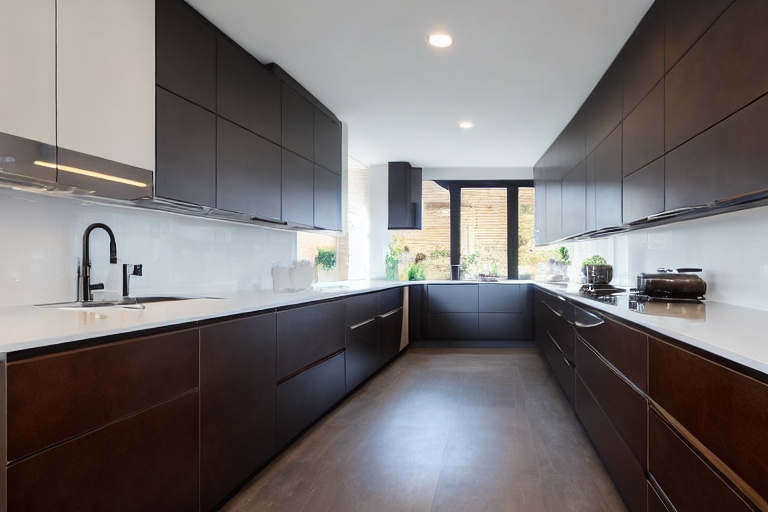 Intrahome Olympia Signature 2 χρώμα Εφέ Δέρμα Σκούρο έπιπλα κουζίνας 10 Μέτρα συνολικα τρέχον μέτρα Intrahome-65651902