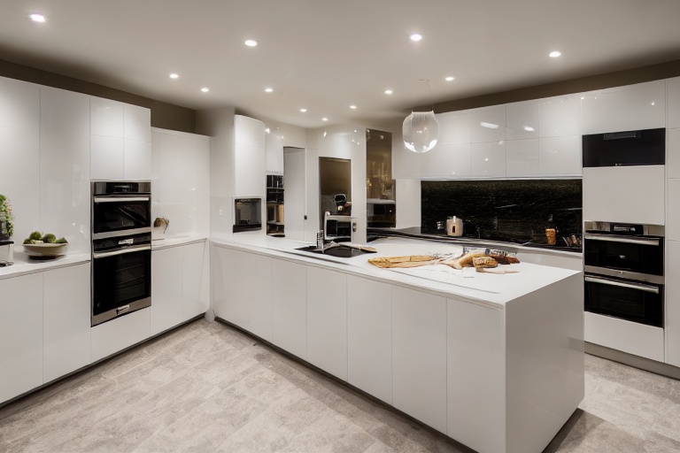 Intrahome Estia Style 2 χρώμα Ορείχαλκος & Λευκό Λακέ έπιπλα κουζίνας 10 Μέτρα συνολικα τρέχον μέτρα Intrahome-65651869