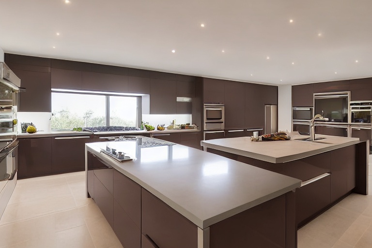 Intrahome Nefeli Craft 2 χρώμα Λακέ Τερακότα έπιπλα κουζίνας 10 Μέτρα συνολικα τρέχον μέτρα Intrahome-65651838