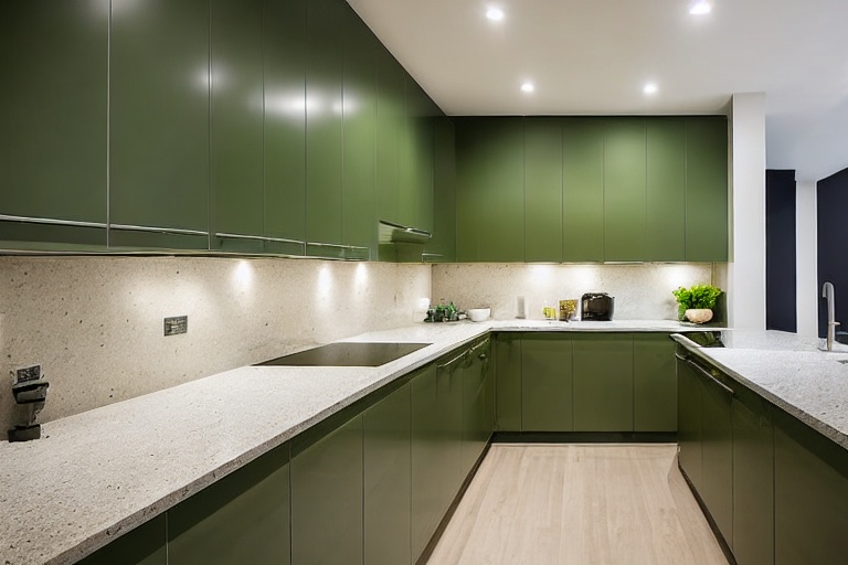 Intrahome Alkyoni Style 2 χρώμα Λακέ Σάλβια έπιπλα κουζίνας 10 Μέτρα συνολικα τρέχον μέτρα Intrahome-65651829