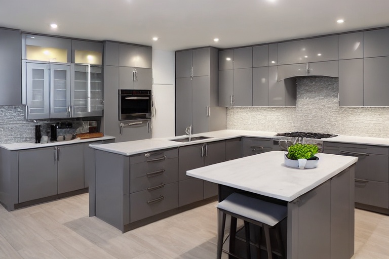 Intrahome Alkyoni Elegance 2 χρώμα Εφέ Πέτρας Γκρι έπιπλα κουζίνας 10 Μέτρα συνολικα τρέχον μέτρα Intrahome-65651819