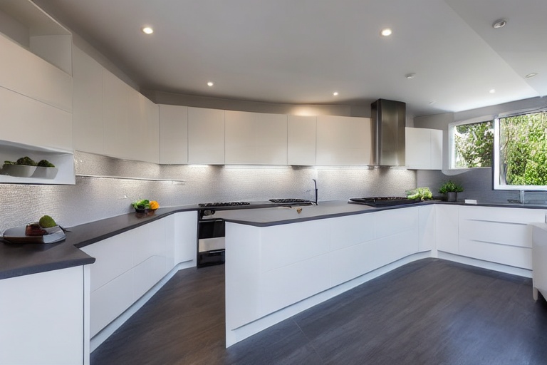 Intrahome Mykonos Modern 2 χρώμα Λευκό Ματ Πάνω & Ανθρακί Κάτω έπιπλα κουζίνας 10 Μέτρα συνολικα τρέχον μέτρα Intrahome-65651744
