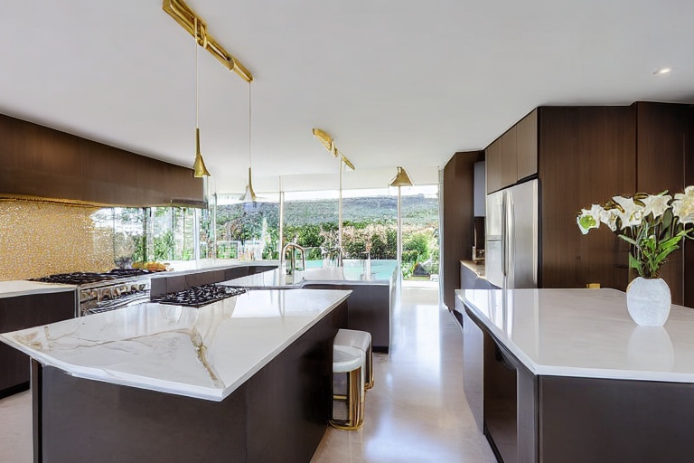 Intrahome Mykonos Art 2 χρώμα Γυαλιστερό Χρυσό έπιπλα κουζίνας 10 Μέτρα συνολικα τρέχον μέτρα Intrahome-65651737