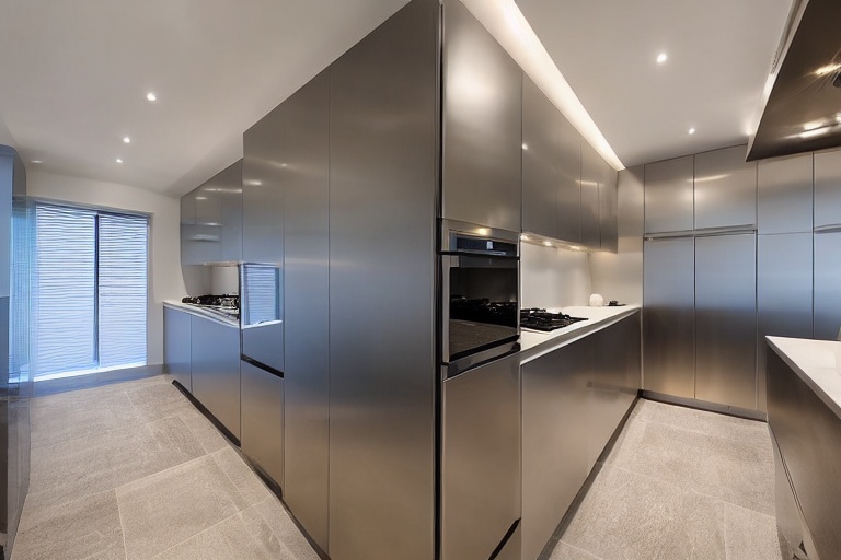 Intrahome Santorini Select 2 χρώμα Βουρτσιστό Ανοξείδωτο έπιπλα κουζίνας 10 Μέτρα συνολικα τρέχον μέτρα Intrahome-65651723