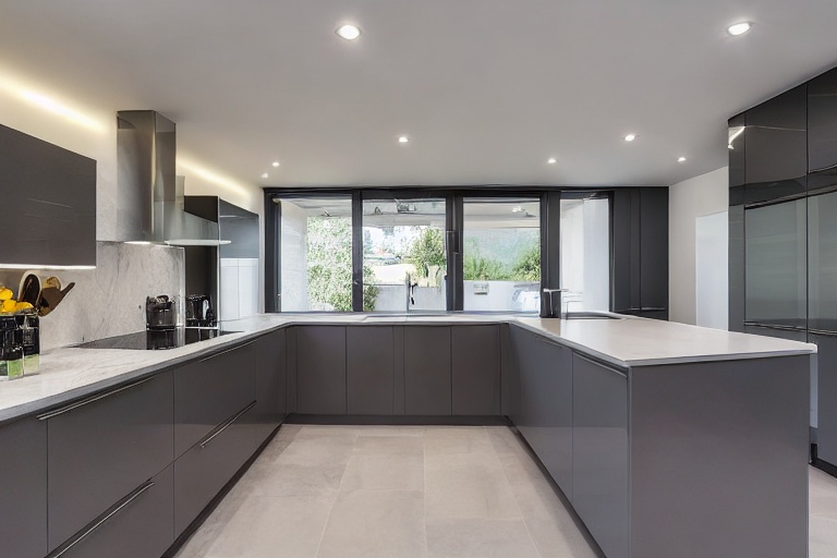 Intrahome Kyma Elegance 2 χρώμα Εφέ Πέτρας Γκρι έπιπλα κουζίνας 10 Μέτρα συνολικα τρέχον μέτρα Intrahome-65651699