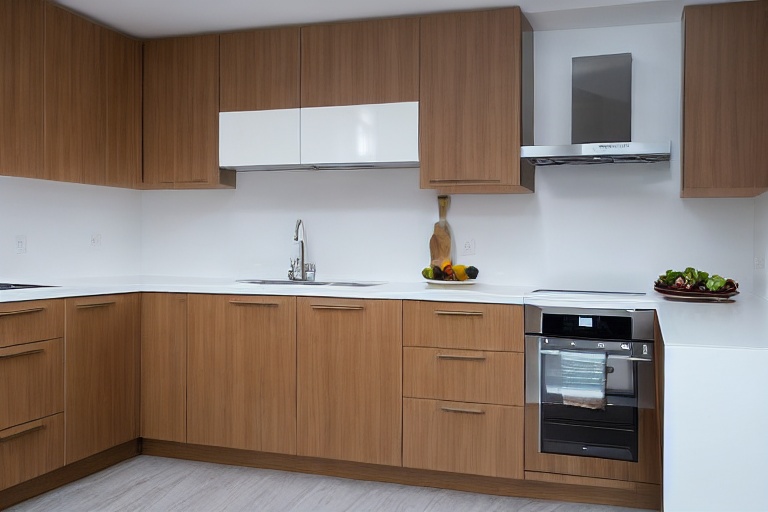 Intrahome Eterna Smart 2 χρώμα Λευκό Λακέ Πάνω & Δρυς Κάτω έπιπλα κουζίνας 10 Μέτρα συνολικα τρέχον μέτρα Intrahome-65651676
