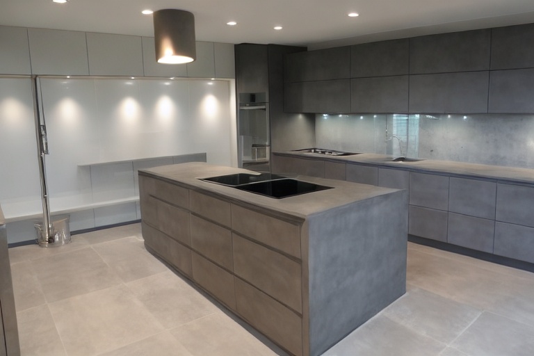 Intrahome Forma Style 2 χρώμα Εφέ Τσιμέντου έπιπλα κουζίνας 10 Μέτρα συνολικα τρέχον μέτρα Intrahome-65651649