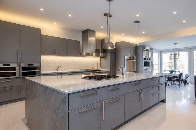 Intrahome Forma Home 2 χρώμα Εφέ Πέτρας Γκρι έπιπλα κουζίνας 10 Μέτρα συνολικα τρέχον μέτρα Intrahome-65651647