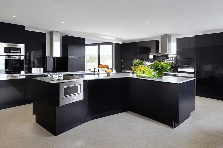 Intrahome Casa Style 2 χρώμα Λακέ Μαύρο Ματ έπιπλα κουζίνας 10 Μέτρα συνολικα τρέχον μέτρα Intrahome-65651629