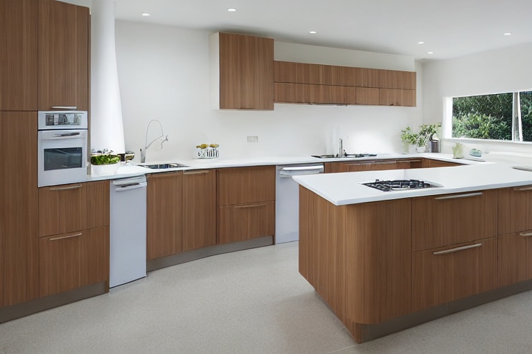 Intrahome Casa Modern 2 χρώμα Λευκό Λακέ Πάνω & Δρυς Κάτω έπιπλα κουζίνας 10 Μέτρα συνολικα τρέχον μέτρα Intrahome-65651624