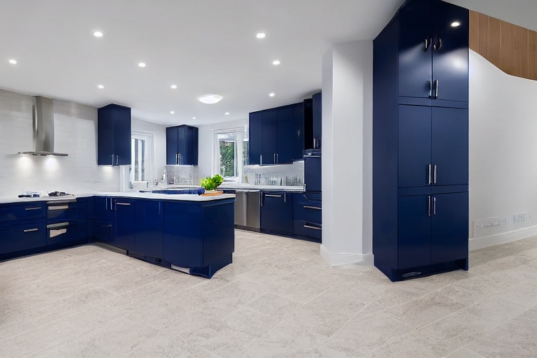 Intrahome Casa Select 2 χρώμα Νησί Μπλε & Λευκό Περίμετρος έπιπλα κουζίνας 10 Μέτρα συνολικα τρέχον μέτρα Intrahome-65651623