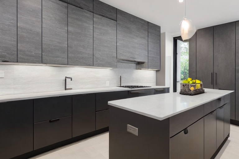Intrahome Domus Design 2 χρώμα Εφέ Πέτρας Γκρι έπιπλα κουζίνας 10 Μέτρα συνολικα τρέχον μέτρα Intrahome-65651608