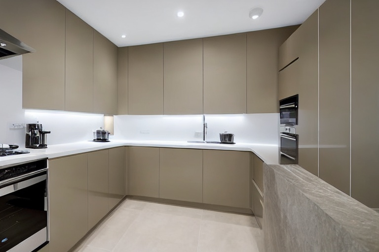 Intrahome Bella Signature 2 χρώμα Λακέ Μπεζ Ανοιχτό έπιπλα κουζίνας 10 Μέτρα συνολικα τρέχον μέτρα Intrahome-65651582
