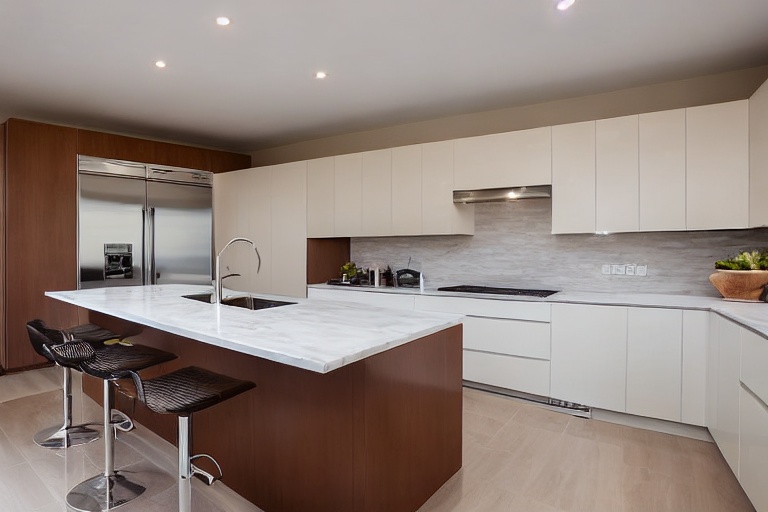 Intrahome Prisma Lux 2 χρώμα Λακέ Μπεζ Ανοιχτό έπιπλα κουζίνας 10 Μέτρα συνολικα τρέχον μέτρα Intrahome-65651553