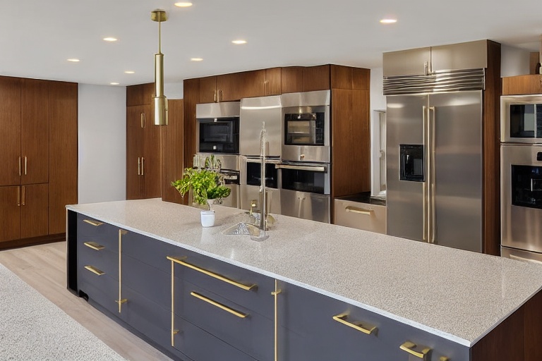 Intrahome Vertex Select 2 χρώμα Βουρτσιστός Ορείχαλκος έπιπλα κουζίνας 10 Μέτρα συνολικα τρέχον μέτρα Intrahome-65651543