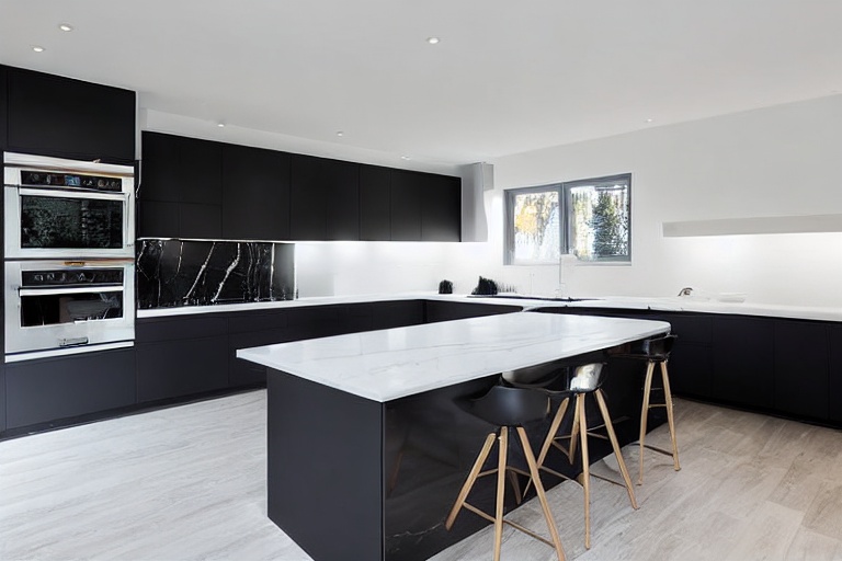 Intrahome Vertex Lux 2 χρώμα Μαύρο Μεταλλικό Ματ έπιπλα κουζίνας 10 Μέτρα συνολικα τρέχον μέτρα Intrahome-65651533