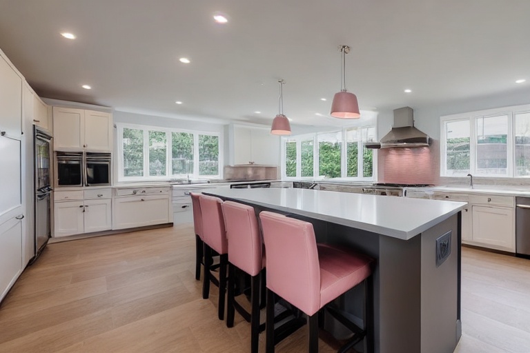 Intrahome Opal Home 2 χρώμα Λακέ Σκονισμένο Ροζ έπιπλα κουζίνας 10 Μέτρα συνολικα τρέχον μέτρα Intrahome-65651507