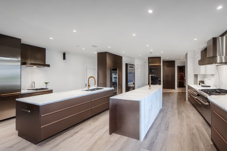 Intrahome Opal Select 2 χρώμα Βουρτσιστό Χάλκινο έπιπλα κουζίνας 10 Μέτρα συνολικα τρέχον μέτρα Intrahome-65651503