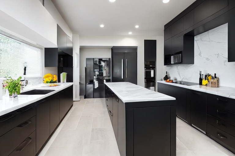 Intrahome Onyx Prime 2 χρώμα Λευκό Ματ Πάνω & Ανθρακί Κάτω έπιπλα κουζίνας 10 Μέτρα συνολικα τρέχον μέτρα Intrahome-65651492