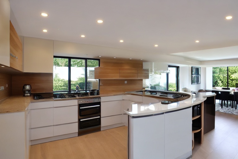 Intrahome Onyx Style 2 χρώμα Κρεμ Πάνω & Ξύλο Κάτω έπιπλα κουζίνας 10 Μέτρα συνολικα τρέχον μέτρα Intrahome-65651489