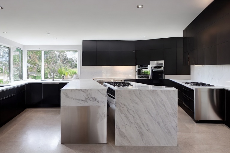 Intrahome Onyx One 2 χρώμα Γυαλιστερό Ανοξείδωτο έπιπλα κουζίνας 10 Μέτρα συνολικα τρέχον μέτρα Intrahome-65651475