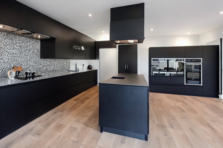 Intrahome Pearl Living 2 χρώμα Μαύρο Μεταλλικό Ματ έπιπλα κουζίνας 10 Μέτρα συνολικα τρέχον μέτρα Intrahome-65651466