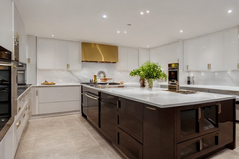 Intrahome Pearl Select 2 χρώμα Γυαλιστερό Χρυσό έπιπλα κουζίνας 10 Μέτρα συνολικα τρέχον μέτρα Intrahome-65651463