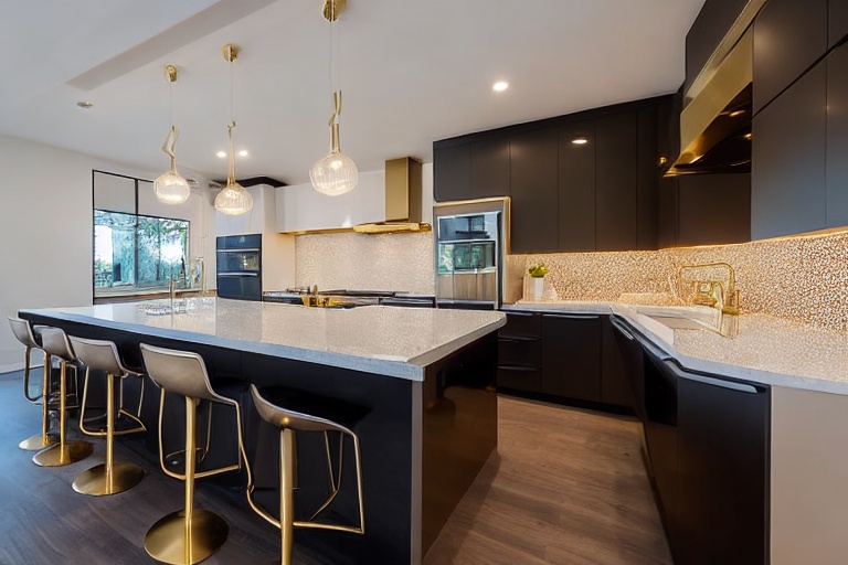 Intrahome Pearl Signature 2 χρώμα Γυαλιστερό Χρυσό έπιπλα κουζίνας 10 Μέτρα συνολικα τρέχον μέτρα Intrahome-65651462