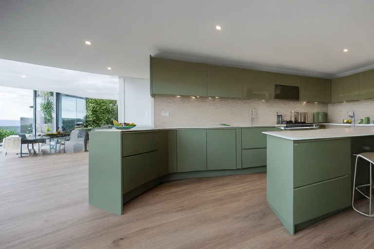 Intrahome Pearl Elegance 2 χρώμα Λακέ Σάλβια έπιπλα κουζίνας 10 Μέτρα συνολικα τρέχον μέτρα Intrahome-65651459