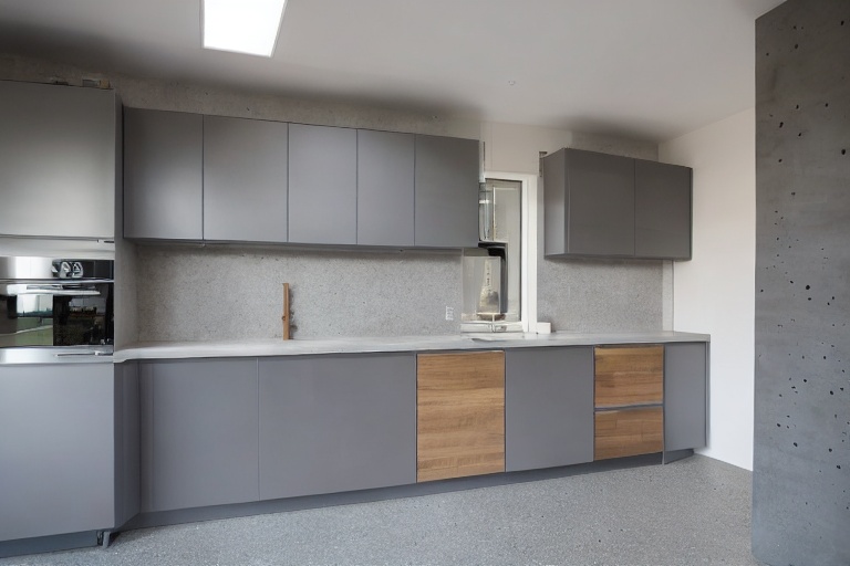 Intrahome Verona Signature 3 χρώμα Εφέ Τσιμέντου έπιπλα κουζίνας 10 Μέτρα συνολικα τρέχον μέτρα Intrahome-65651442