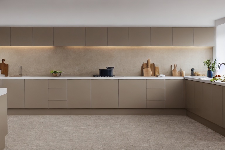 Intrahome Milano Plus 3 χρώμα Λακέ Μπεζ Ανοιχτό έπιπλα κουζίνας 10 Μέτρα συνολικα τρέχον μέτρα Intrahome-65651431
