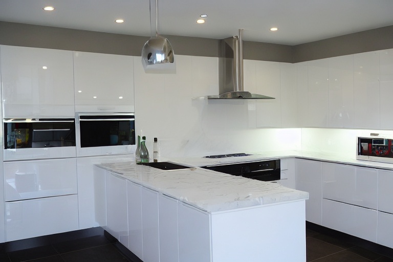 Intrahome Milano Select 3 χρώμα Λακέ Λευκό Γυαλιστερό έπιπλα κουζίνας 10 Μέτρα συνολικα τρέχον μέτρα Intrahome-65651423