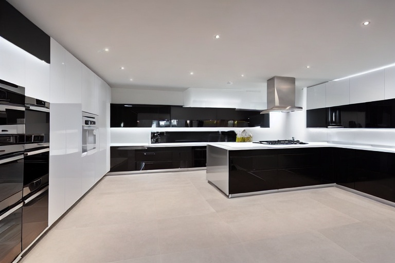 Intrahome Milano Studio 3 χρώμα Νησί Μαύρο & Λευκό Περίμετρος έπιπλα κουζίνας 10 Μέτρα συνολικα τρέχον μέτρα Intrahome-65651420
