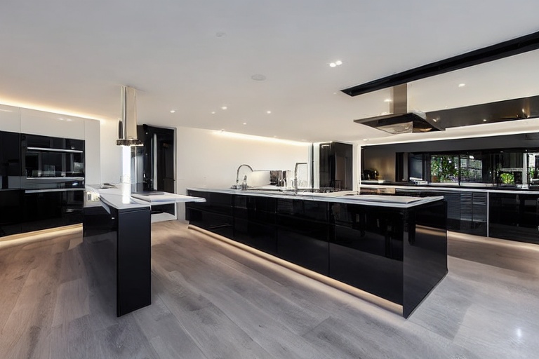 Intrahome Siena Prime 3 χρώμα Λακέ Μαύρο Γυαλιστερό έπιπλα κουζίνας 10 Μέτρα συνολικα τρέχον μέτρα Intrahome-65651392