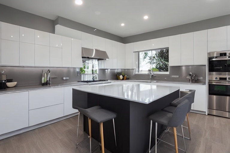 Intrahome Siena Smart 3 χρώμα Λακέ Γκρι Ανοιχτό έπιπλα κουζίνας 10 Μέτρα συνολικα τρέχον μέτρα Intrahome-65651376