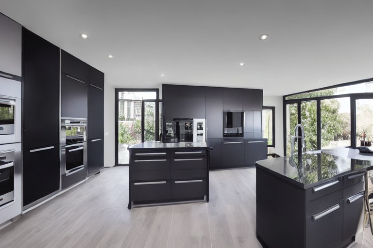 Intrahome Modena Classic 3 χρώμα Λακέ Γκρι Σκούρο έπιπλα κουζίνας 10 Μέτρα συνολικα τρέχον μέτρα Intrahome-65651365